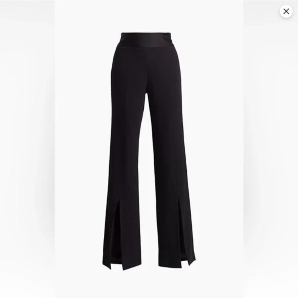 NEW! Jonathan Simkhai Ariah Front Split Hem Pants - Picture 3 of 9